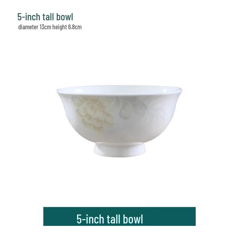 

Elegant Bone China Rice Bowl Set