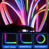 RGB Neon LED Strip Bluetooth App With Remote Control 5V USB Waterproof Neon Strip Light RGB Strip For Indoor Outdoor Home Decor