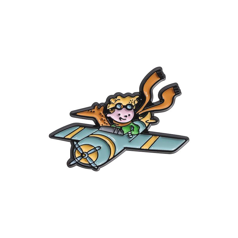 

Prince Fox Rose Enamel Pins Moon Star Whale Paper Boat Brooch Lapel Hat Bag Badge Jewelry Accessories Gift for Kids Friends