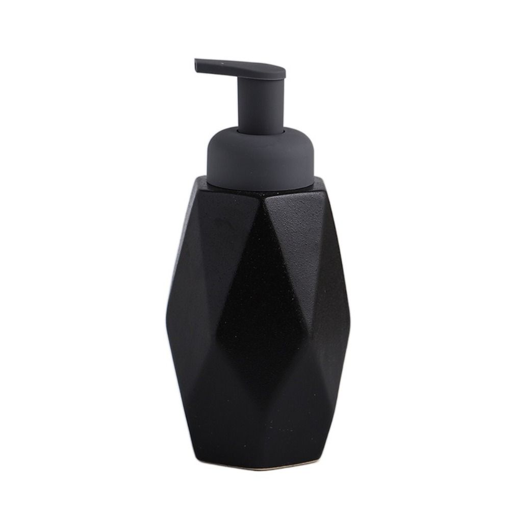 Speckled Matte Foaming Liquid Soap Dispenser Ceramic Foamer Sparkling Bottle  Hotel