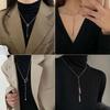 Fashion Long Pendant Necklaces For Women Y2K  Adjustable Clavicle Chain Light Luxury Sweater Chain Jewelry Accessories Gifts
