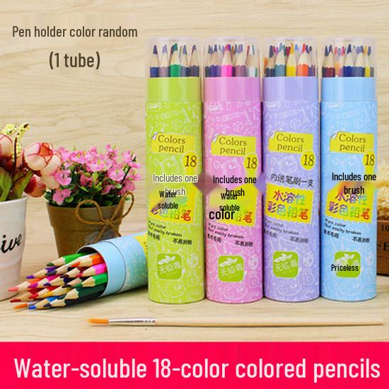 48 wasserlösliche Buntstifte für Schüler und Anfänger - Professionelles Set zum Handmalen