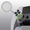 PlayVital Silicone Cover Case for PS5 Edge Soft Rubber Protective Skin with Thumb Grip Cap 3D Stud Edition Stud Edition Clear Non-Slip Controller, -