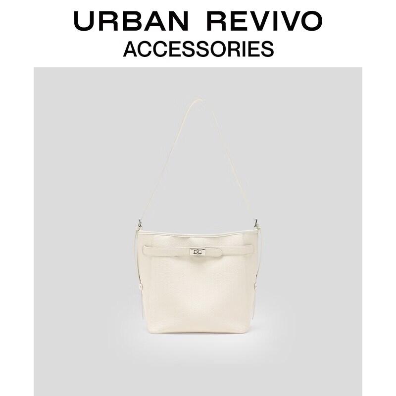 URBAN REVIVO Women s Elegant Bucket Shoulder Crossbody Bag One Size