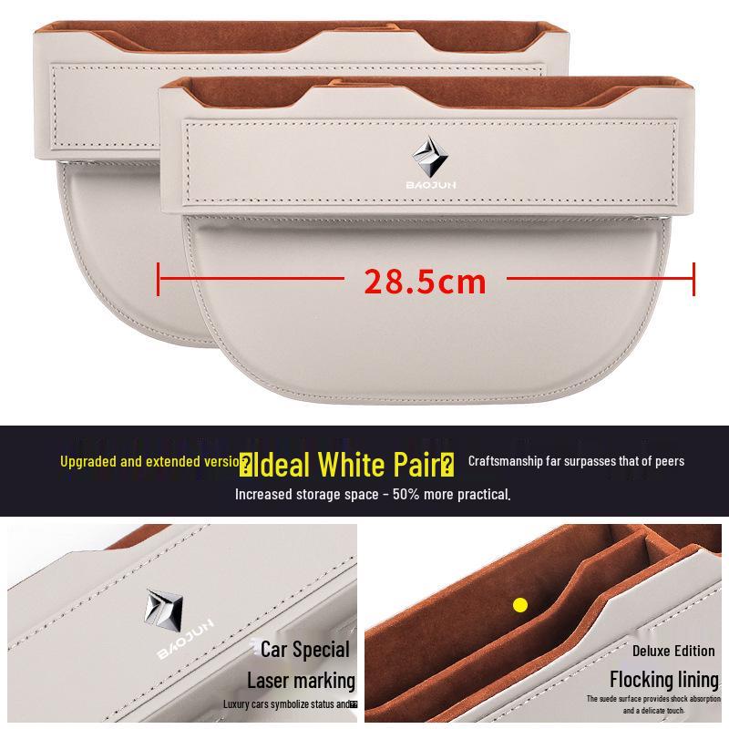 Boîte de rangement pour espace de siège de voiture pour modèles Baojun 560/510/310w/630/730