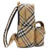 Burberry Zkontrolujte plátěný batoh béžový více kapes ležérní denní cestování do práce 80898461