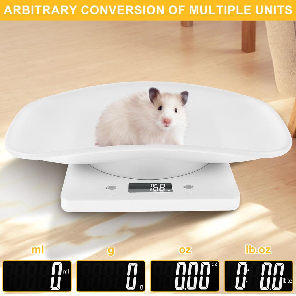 High-precision Digital Scale 10kg/1g Electronic Platform Scale Parcel Small Pet Express Weighing Scale Portable Kitchen Scales
