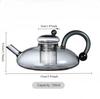 700ml Flower Tea Teapot Set British-Style Boiled Fruit Tea Set Heat-Resistant Glass Nordic Affordable Luxury Health Pot