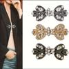 Rhinestone Sweater Clip. Alloy cape & collar clasp for scarves, waist & clothing. Enhances any outfit.