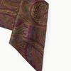 KUME Patterned Skinny Silk Scarf, Khaki