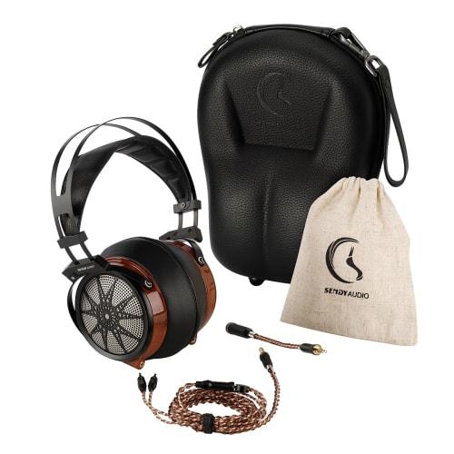 SENDY AUDIO Apollo QUAD-FORMER Technology Open-Back Headphones with 68mm Planar Magnetic Drivers, Rosewood Construction, 2m 6N OCC 4-Core Litz Wire 4.