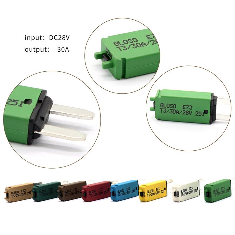 resettable fuse 14 Vdc 5A 7.5A 10A 15A 20A 25A 30A mini ATM disyuntor fusible auto reajuste del carro del barco marina