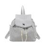 Schoolbag1011 new Korean version backpack large capacity waterproof casual lightweight backpack cute casual drawstring backpack
