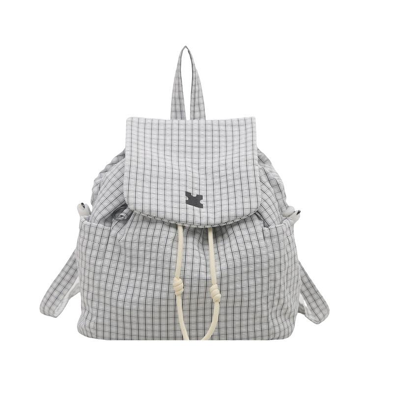 Schoolbag1011 new Korean version backpack large capacity waterproof casual lightweight backpack cute casual drawstring backpack