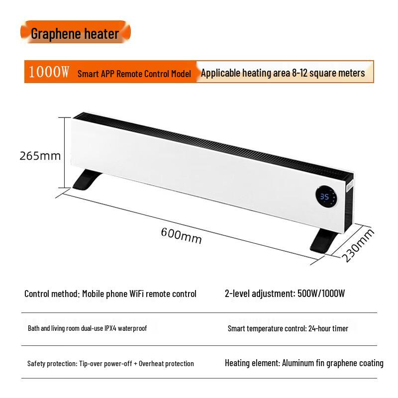 Baqi Smart Far Infrared Baseboard Heater