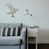 New Hummingbird with Branches Metal Wall Art Decoration Living Room Decoration