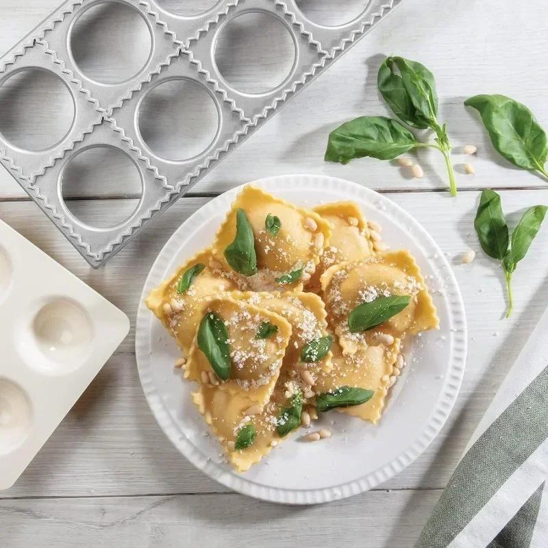 2025 New Italian Dumpling Mold 12 Hole Dumpling Mold Aluminum Alloy Dumpling Grinding Tool Kitchen Small Tool