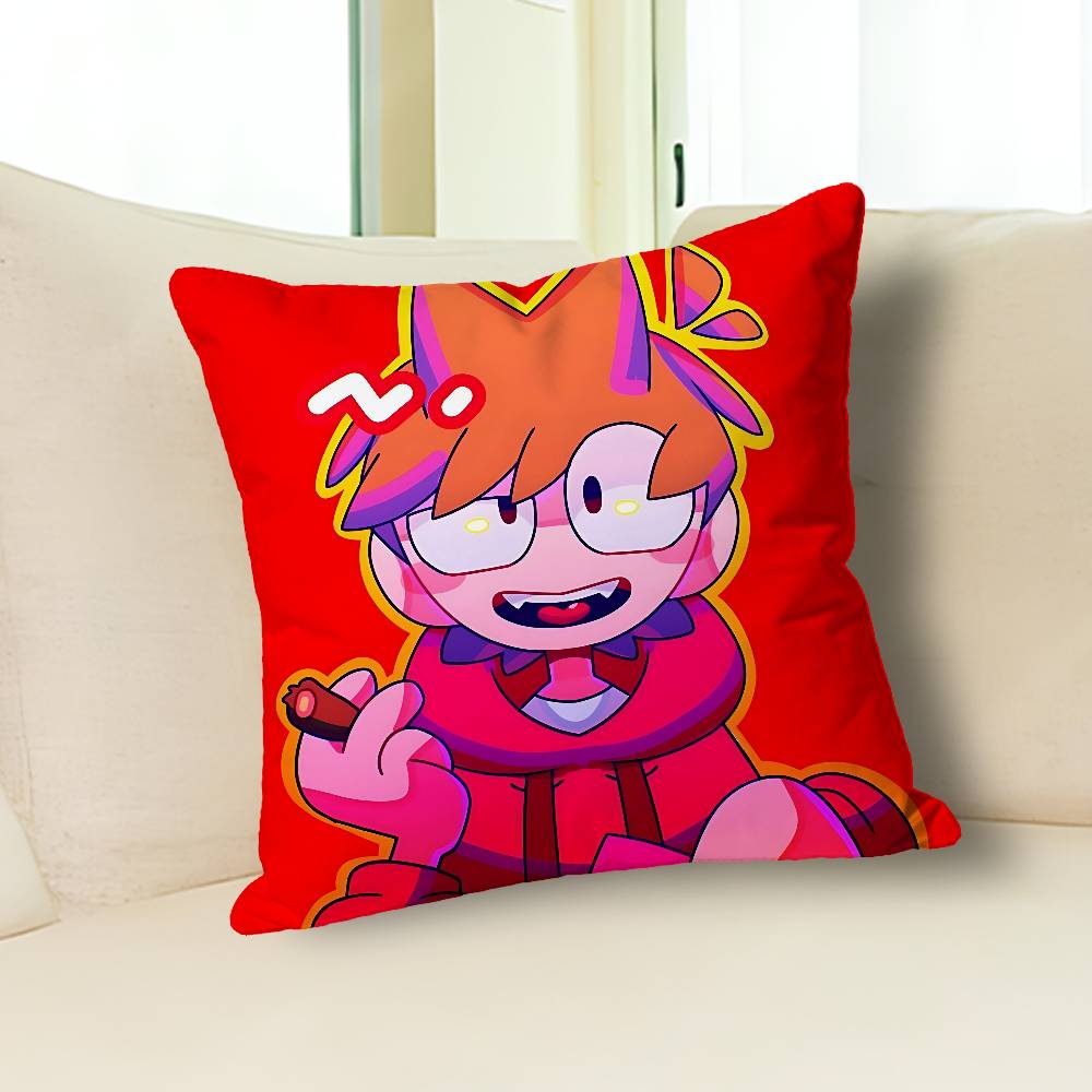 Funny E-Eddsworlds-S Various Sizes Square Pillow Case For Car Home Bedchamber Decor Custom Valentine gift