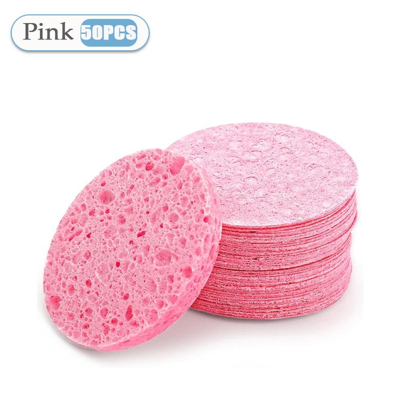 

50-400PCS Compressed Facial Sponges Round Cellulose Facial Sponges Natural Cosmetic Spa Sponges Face Cleansing Massage