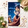 Tom and Jerry Soft Beach Towel Stylish Beach Pool Towel for Summer Seaside Vacation Travel