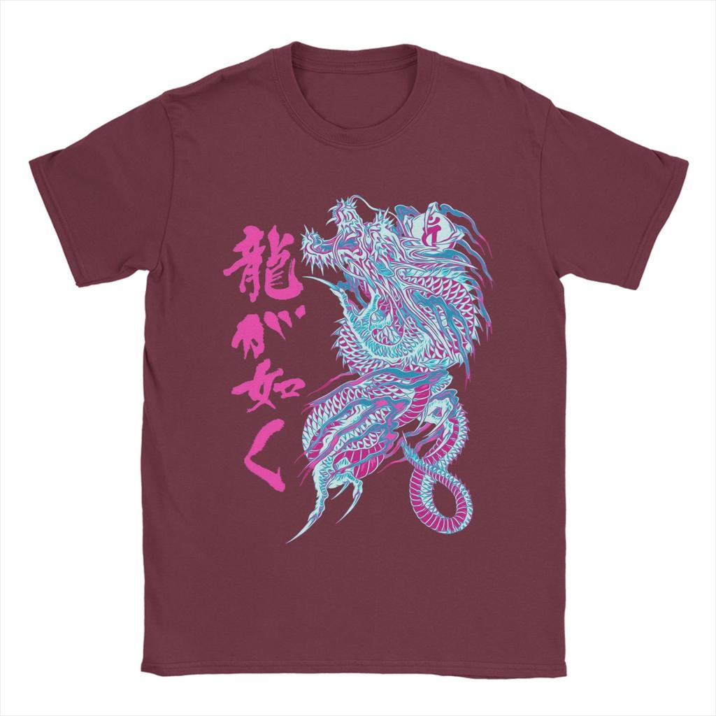 Yakuza T Shirt Mens  100 Cotton Funny TShirts Round Collar  Tee Shirt Short Sleeve Clothing Unique