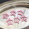 10Pcs Girl Hairpin Versatile Star-Shaped BB Clips Macaron Color Small Hair Pins Stable Hold Hair Accessories