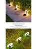 Waterproof Solar Folding Ground Lights for Courtyard, Staircase, and Garden