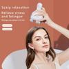 New multifunctional head massager, handheld head decompression therapy, waterproof kneading, wireless head massager.