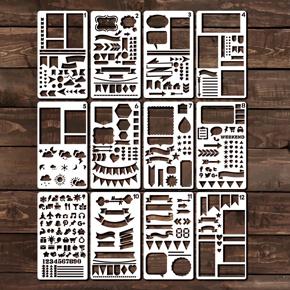 

Транскордонний DIY Scrapbook і шаблон малювання щоденника