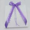 1pcs White Ribbon Bows Wedding Bowknots Ribbon DIY Gift Wrap Satin Ribbon Wedding Car Chair Vase Guest Favors Decoration