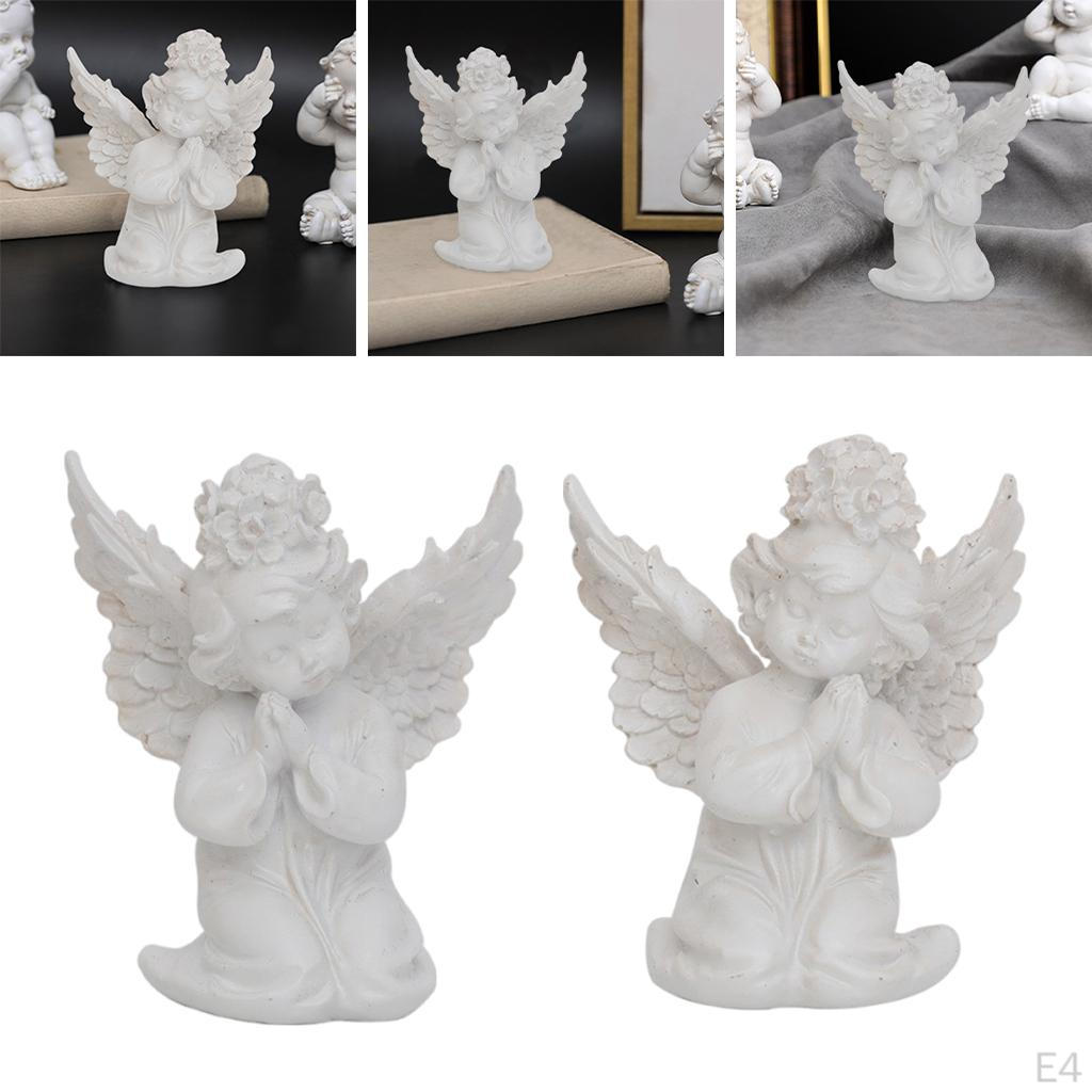 Engelsputten-Flügel-Statue für Garten und Heimdekoration