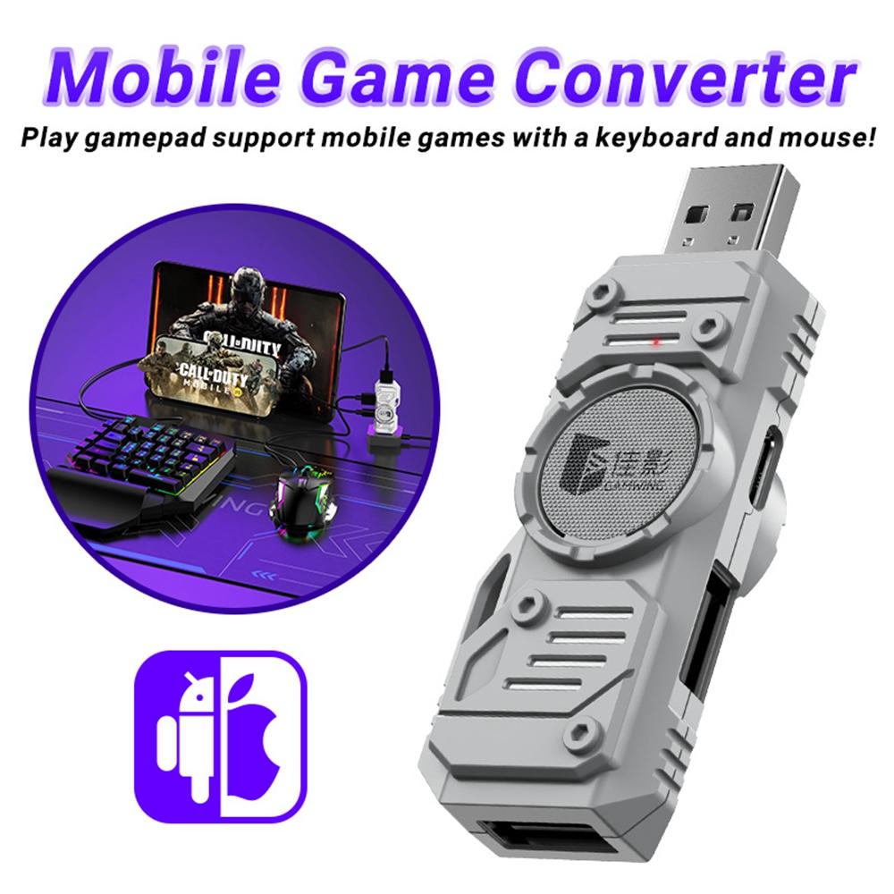 

GAMWING M9 Wired + Bluetooth-compatible Dual Mode Mobile Game Converter for iOS Android Harmonyos