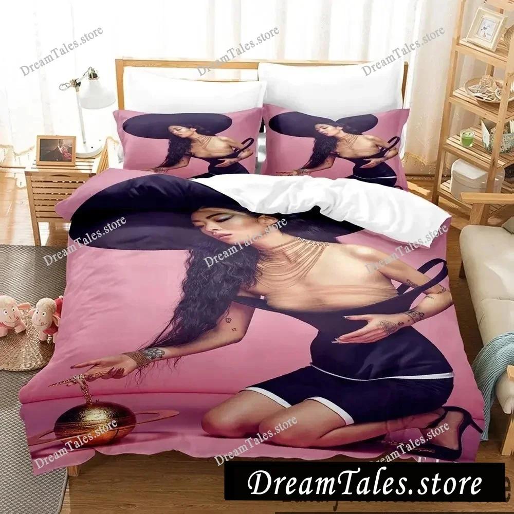 3D Print Rina Sawayama Bedding Set Boys Girls Twin Queen King Size Duvet Cover Pillowcase Bed boys Adult Home Textileextile