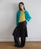 Odeukaelol Edi Pleated Skirt Pants_Charcoal