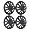 4Pcs 14in Hubcap Wheel Cover Stylish Look Scratch Proof Protective Wheel Rim Cover Replacement for