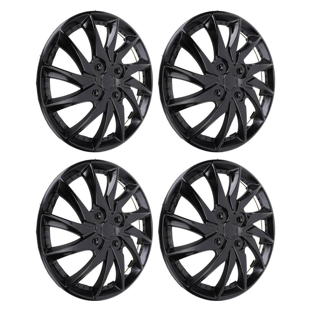 4Pcs 14in Hubcap Wheel Cover Stylish Look Scratch Proof Protective Wheel Rim Cover Replacement for
