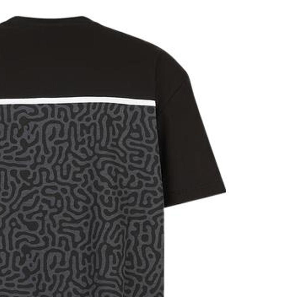 Emporio Armani Ss23 Ea7 Letter Logo Print Crew Neck Short Sleeve T-Shirt Men Tops Black 3RPT01-PJ02Z-1200