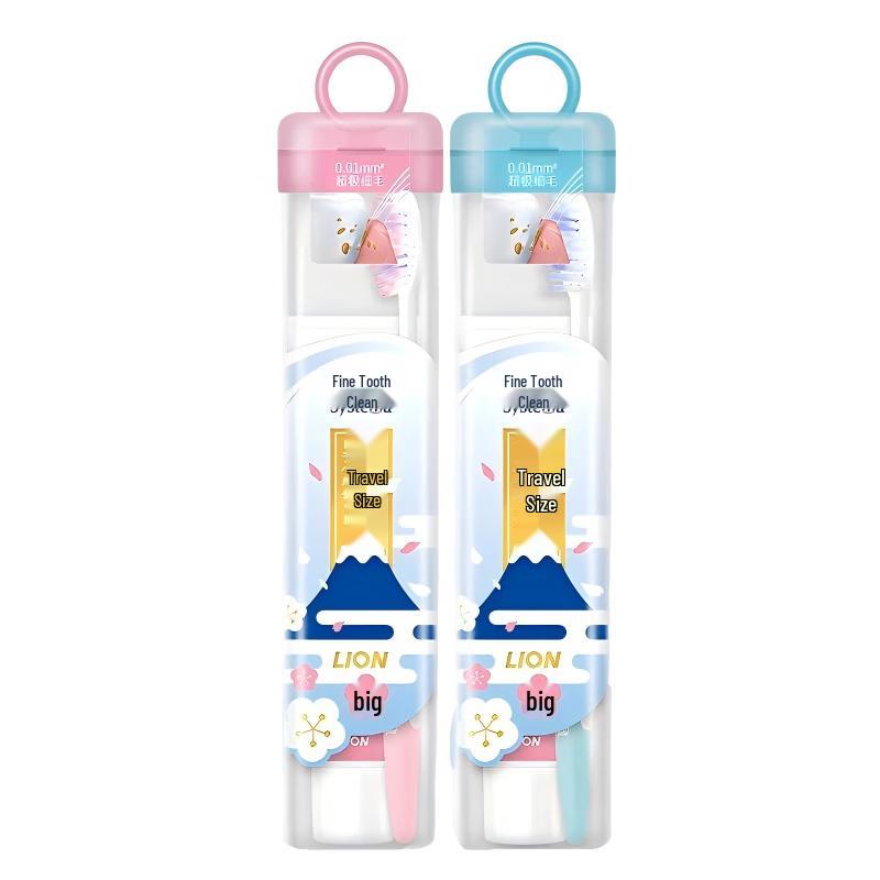 Lion King Fine Tooth Clean Portable Travel Toothbrush & Toothpaste Set