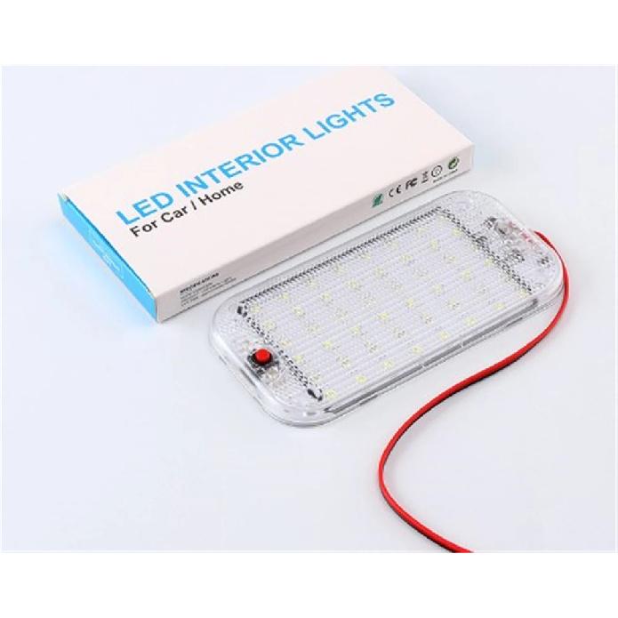48 LED Panel Light Car Interior Reading Lamp High Brightness Cabin Lights for Truck RV Boats Lights 12V-85V