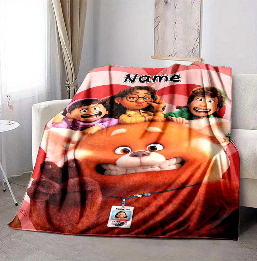 Custom Name Friendship Adventure Flannel Blanket Throw Blanket Soft Warm Sofa Bed Home Decor Unique Gift