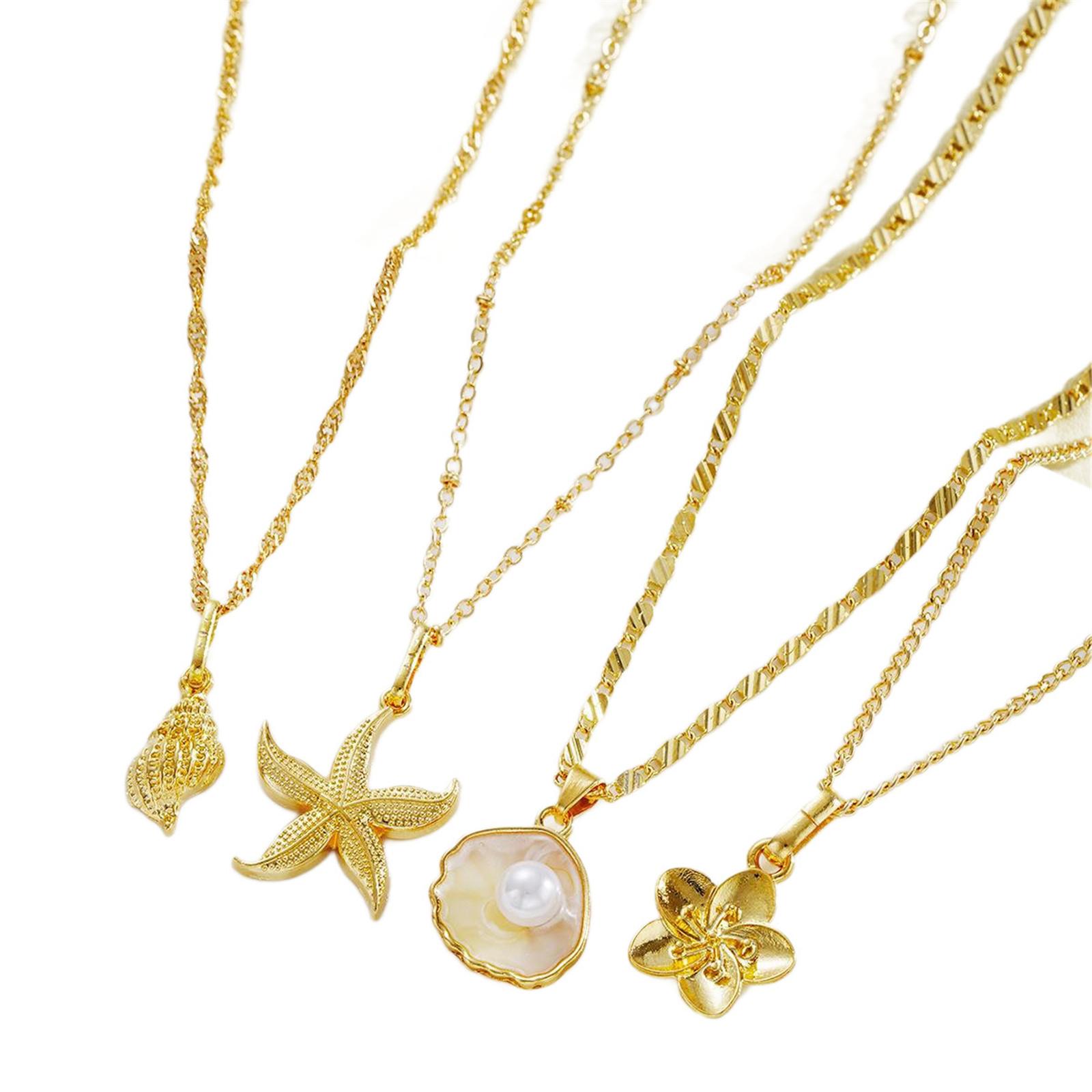 Women s  Necklace Set Fashionable Design Collarbone Chain Pendant