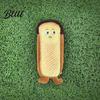 Soft Fabric Pencil Pouch Cute Bread Case Plush Large Capacity Pen Pouch