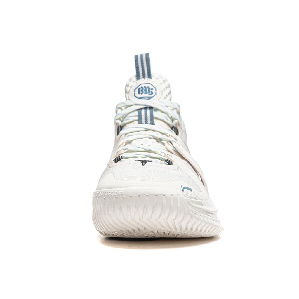 Li Ning Storm 2024 Cushioning Breathable Lightweight Rebound Low Top Basketball Shoes Men's Ivory ABFU017-3