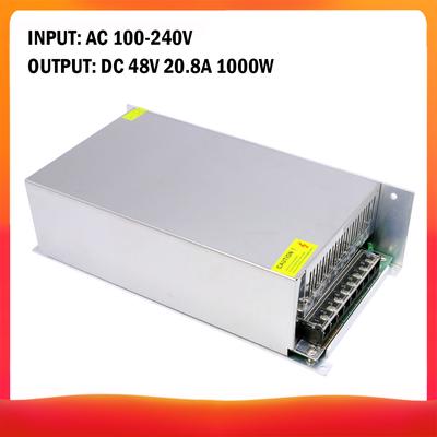 AC 100-240V ל-DC 48V 20.8A 1000W מתח שנאי מווסת מיתוג