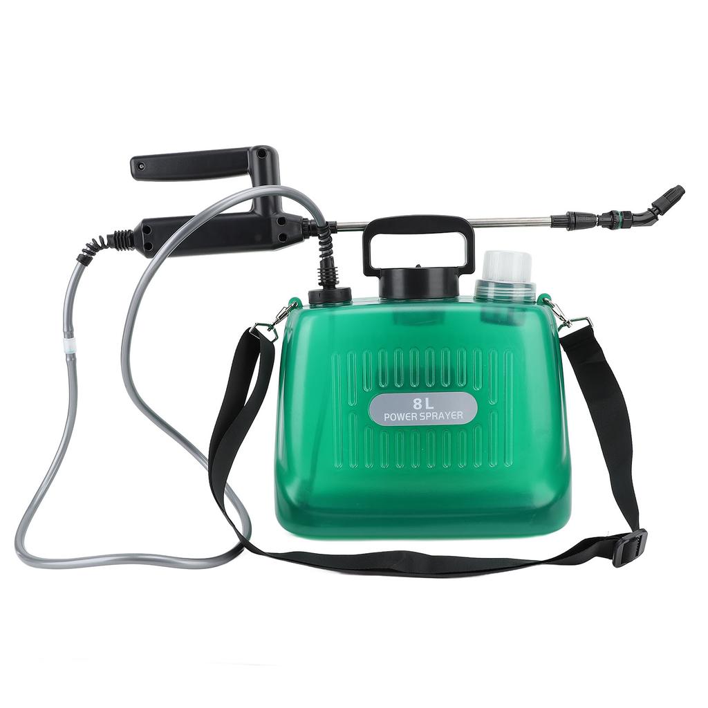 2,1 gallon batteridrevet sprøyte 2000 mAh batteri elektrisk sprøyte USB oppladbar bærbar hage