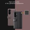 For Samsung Galaxy A57 5G Case Genuine Split Leather Phone Cover with Wallet Stand