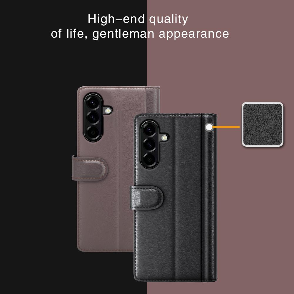 For Samsung Galaxy A57 5G Case Genuine Split Leather Phone Cover with Wallet Stand