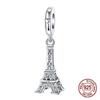 S925 Sterlingsilber Kamera Eiffelturm Flugzeug Reise Charms Perlen Passen Original Armbänder DIY Jubiläumsschmuck Frauen