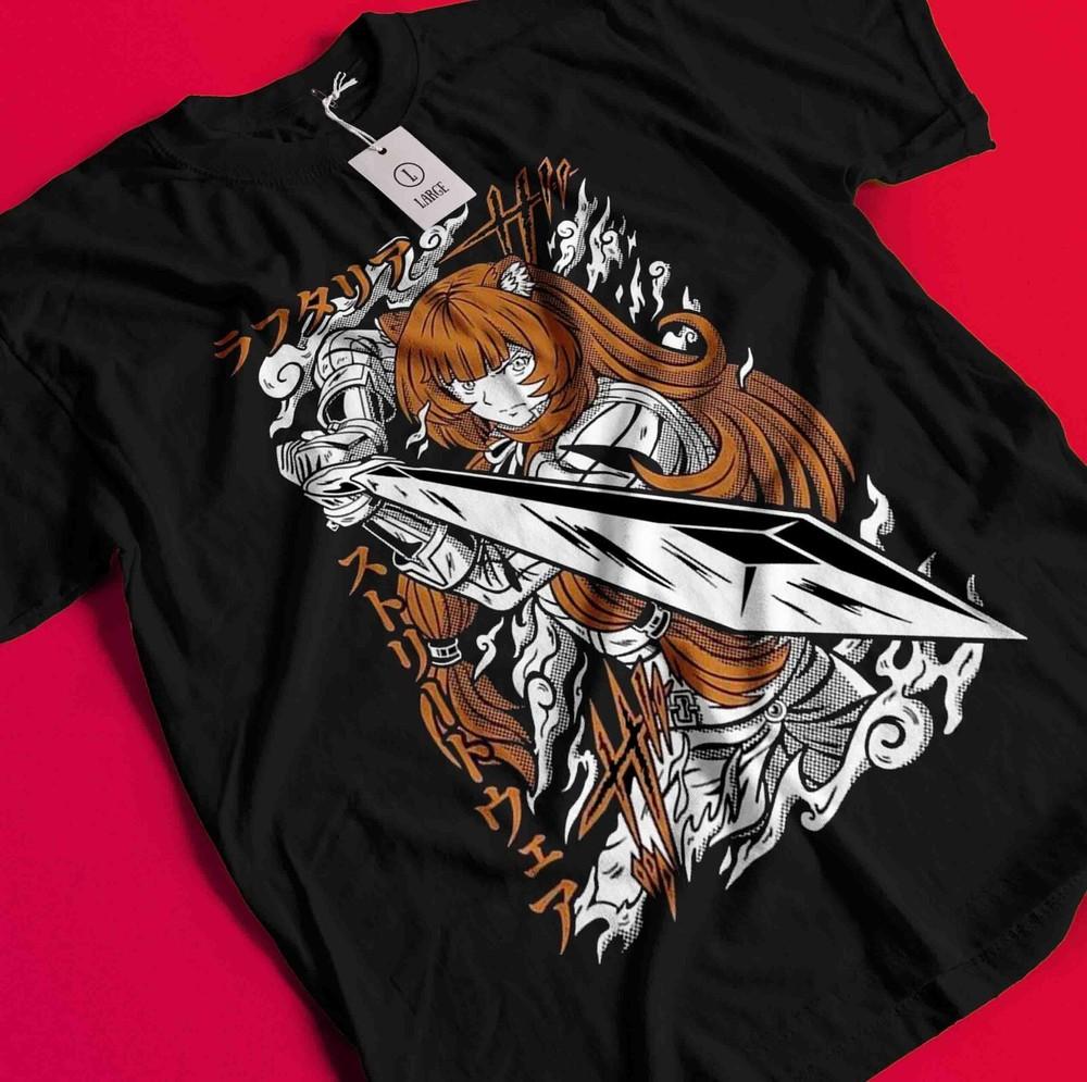 

Raphtalia Shirt The Rising Of The Shield Hero Tshirt Naofumi T-shirt Myne Filo BB1199 3XL