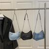 Summer New Fashion Underarm Bag Denim Shoulder Messenger Bag Casual Bag Women